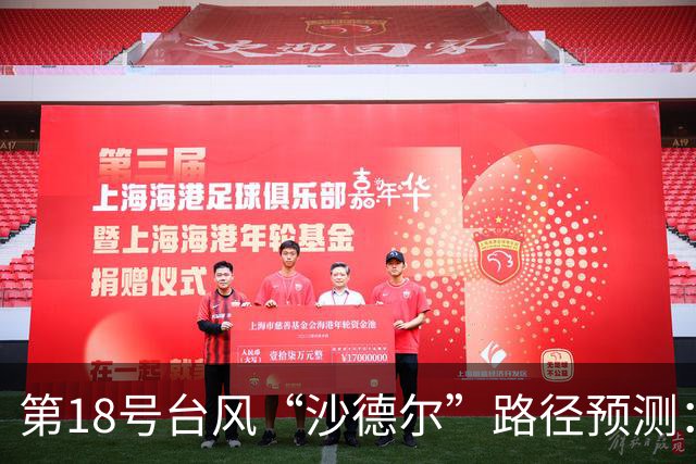 第18号台风“沙德尔”路径预测：向北偏西移动，强降雨即将来袭